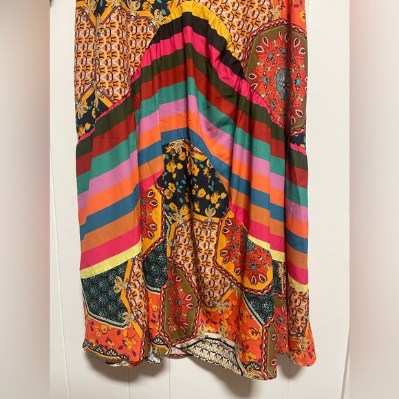 Multicolor Printed Bohemian Maxi Dress multiple sizes S-L - Picture 6 of 11